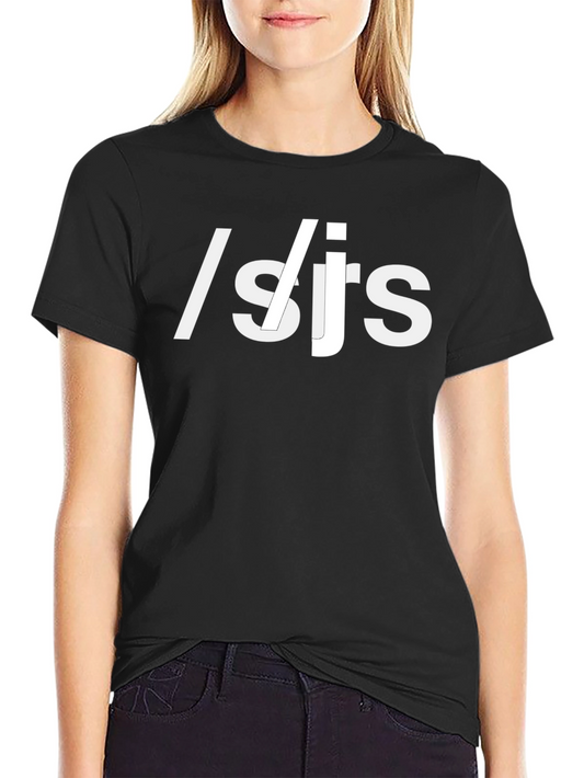 /srs T-Shirt - Black Casual Tee