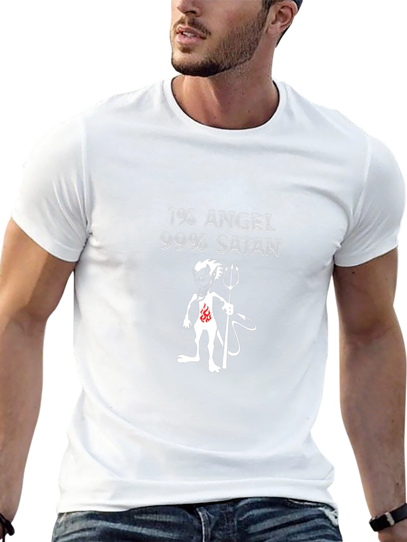 1% Angel 99% Satan Graphic Tee