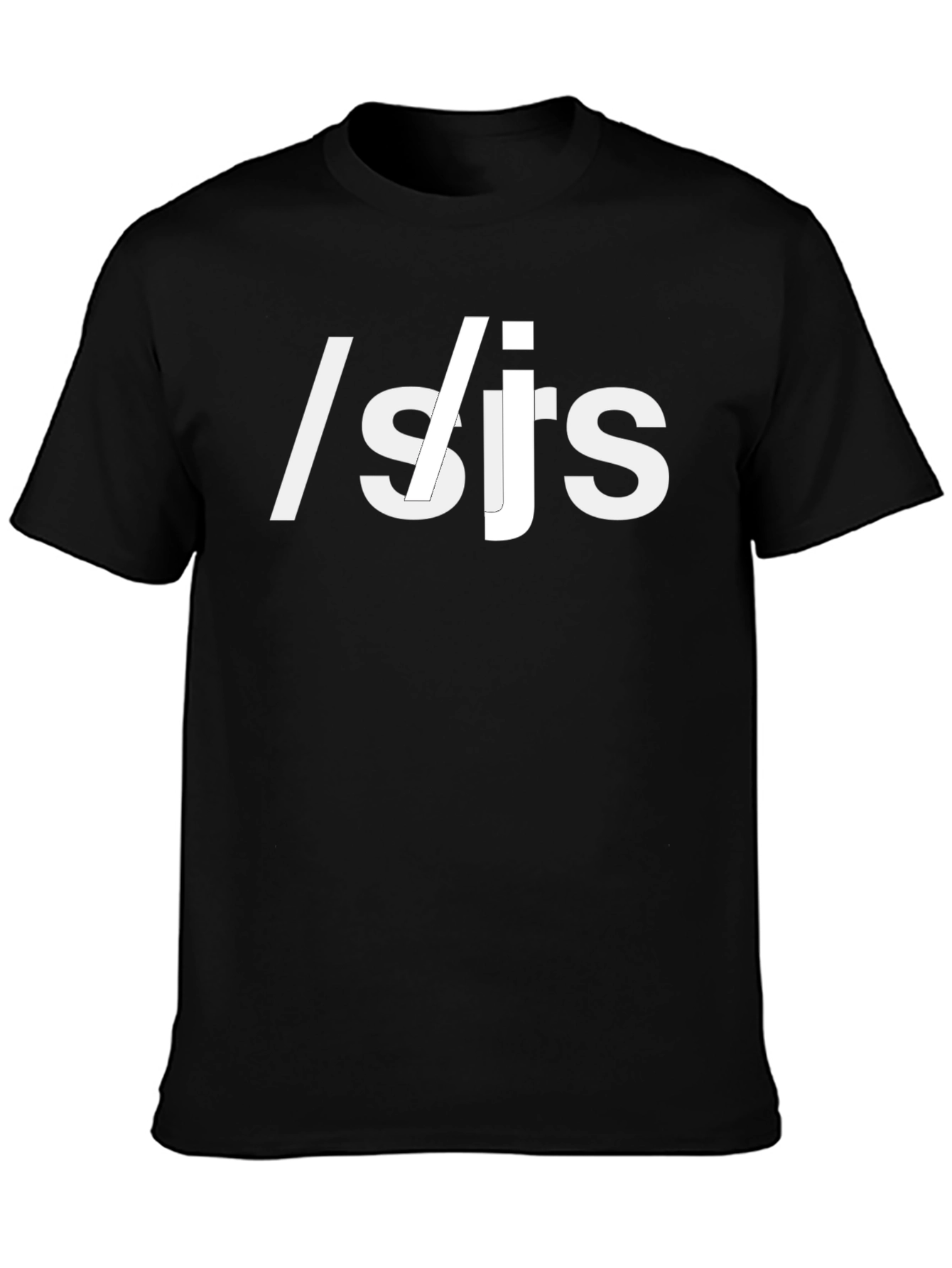 /srs T-Shirt - Black Casual Tee