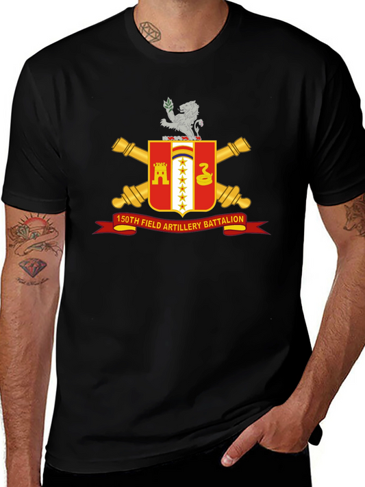 150th Field Artillery Battalion Black T-Shirt